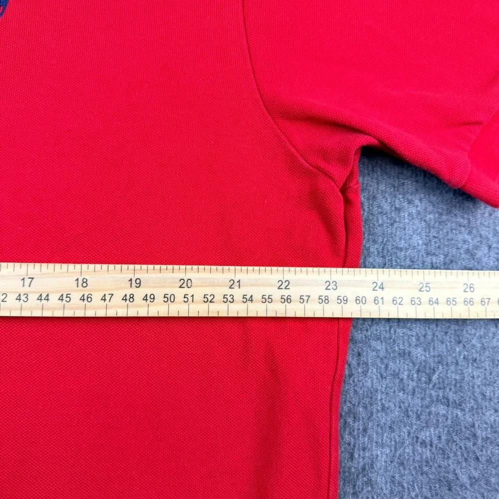 Polo Ralph Lauren Men's Size XL Classic Fit Mesh Polo Collared Shirt‎ Red